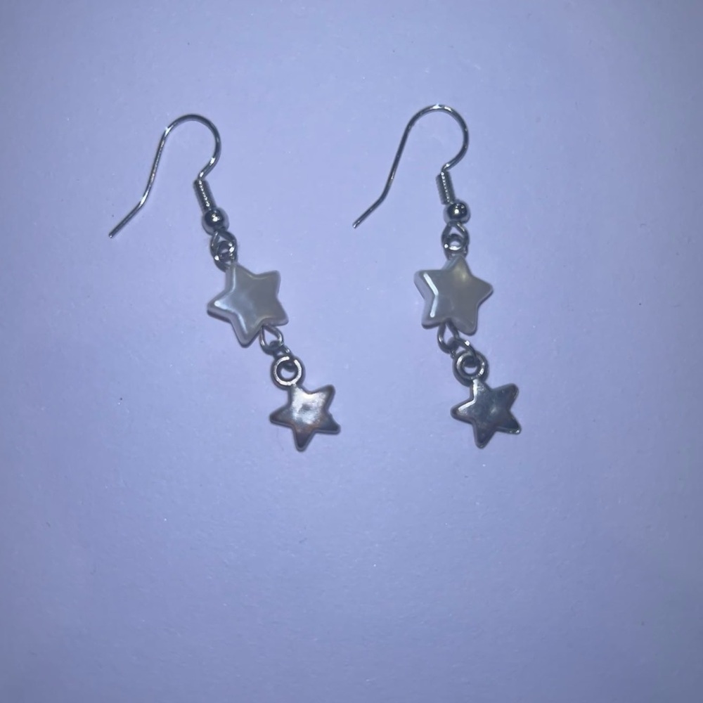 Simple Small Star Handmade Earrings